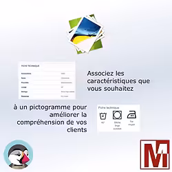 Module PrestaShop pour Associer des images aux caractéristiques produits