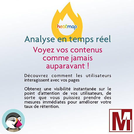 Module PrestaShop heatmap - Analyse visuelle en temps réel