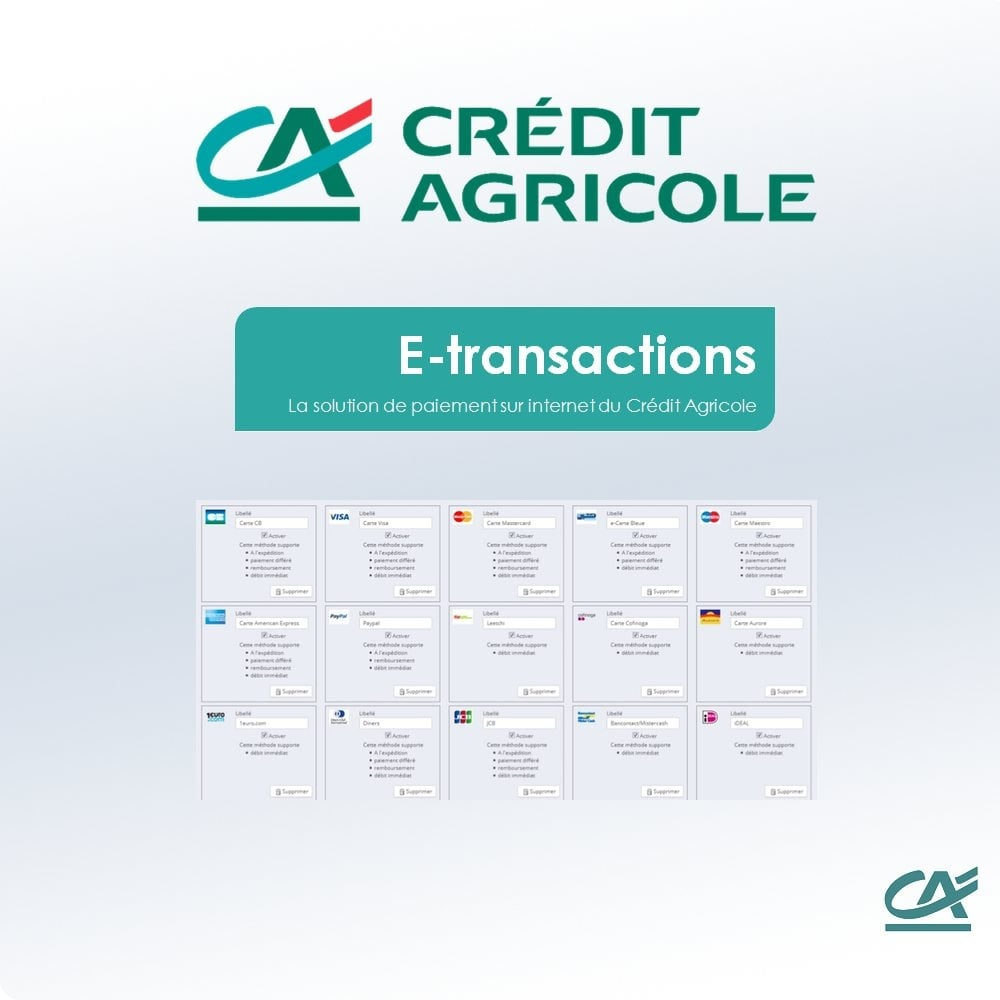 Module de Paiement Crédit Agricole eTransaction