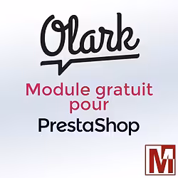 Module gratuit PrestaShop pour installer le Live Chat Olark