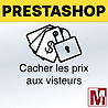Masquez les prix pour les visiteurs