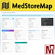 MedStoreMap - Localisateur de magasins avancé