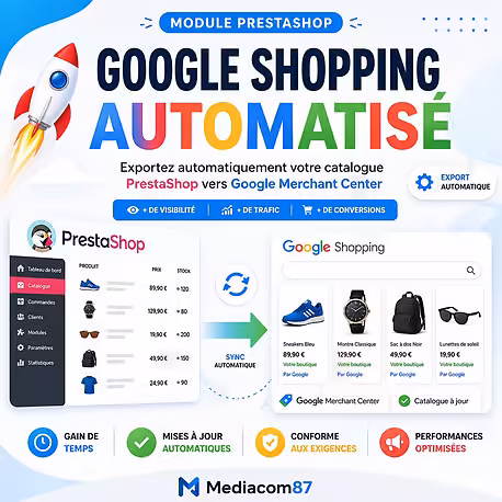 PrestaShop Export Google Shopping Merchant Center