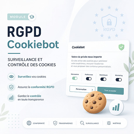 RGPD Cookiebot - Surveillance et contrôle des cookies
