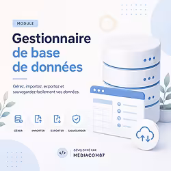 Adminer pour PrestaShop, Gestionnaire de Base de données