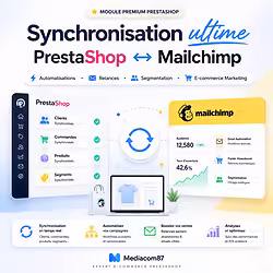 Module PrestaShop de synchronisation avec Mailchimp