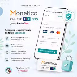 Module de Paiement Monetico (CIC-CM) pour PrestaShop
