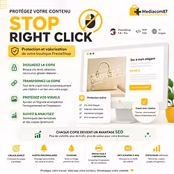 Module Prestashop pour Bloquer le clic droit