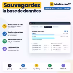 Module de sauvegarde de base de données pour PrestaShop : une solution simple et efficace